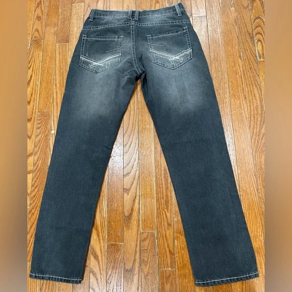 Classic Black Straight Leg Jeans for Women - Picture 2 of 16